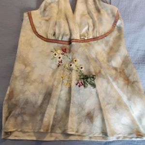 Silk Halter Top